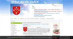 Desktop Screenshot of gminasedziejowice.eu