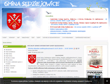 Tablet Screenshot of gminasedziejowice.eu